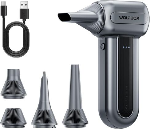 WOLFBOX MF70 Compressed Air Duster and Hard Carrying Case in Saudi Arabia