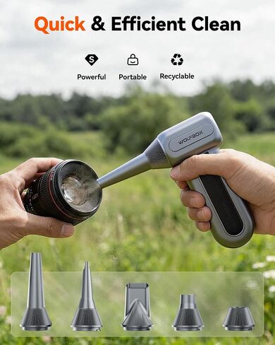 WOLFBOX MF70 Compressed Air Duster and Hard Carrying Case in Saudi Arabia