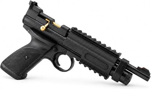 Dual Rail Scope & Light Mount for Crosman 2240, 20mm Weaver/Picatinny Compatible, Black Nylon Polymer - Made in USA in Kuwait