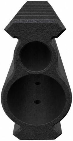Dual Rail Scope & Light Mount for Crosman 2240, 20mm Weaver/Picatinny Compatible, Black Nylon Polymer - Made in USA in Kuwait