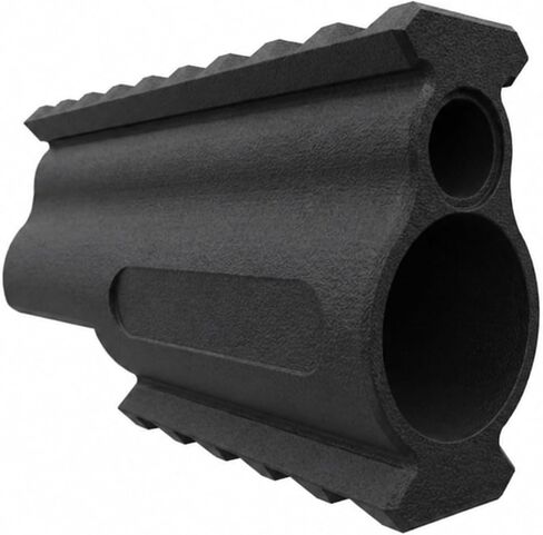 Dual Rail Scope & Light Mount for Crosman 2240, 20mm Weaver/Picatinny Compatible, Black Nylon Polymer - Made in USA in Kuwait