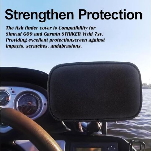 غطاء Striker Vivid 7sv، مقاوم للماء لـ Garmin Striker Vivid 7sv Simrad GO 9 in Kuwait