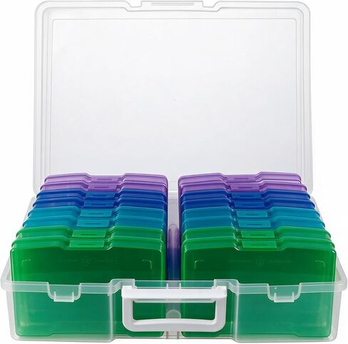 novelinks Photo Storage Box and 16 Inner 4" x 6" Photo Storage Containers in Kuwait