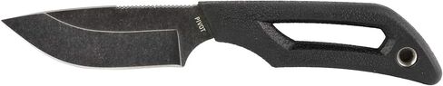 OUTDOOR EDGE | Pivot | Full Tang 2.5" Drop Point Fixed Blade Knife with Sheath | EDC Knife for Men with Rotating Clip for Vertical, Angled, or Horizontal Carry | Perfect Outdoor and Survival Knife in Kuwait