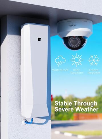 نقطة جسر لاسلكية إلى نقطة IEEE 802.11 900 ميجا بايت/ثانية 5.8 جيجا هرتز مع كلا القطبين، اتصالات الشبكة للمتجر، الحظيرة، مبنى المرآب، مجموعة مسافة طويلة 3 كيلومتر تم تكوينها مسبقًا. (3KM 2-حزمة) in Kuwait