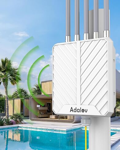Adalov AX3000 Outdoor WiFi 6 Access Point, Dual Band, POE, IP67 in Kuwait