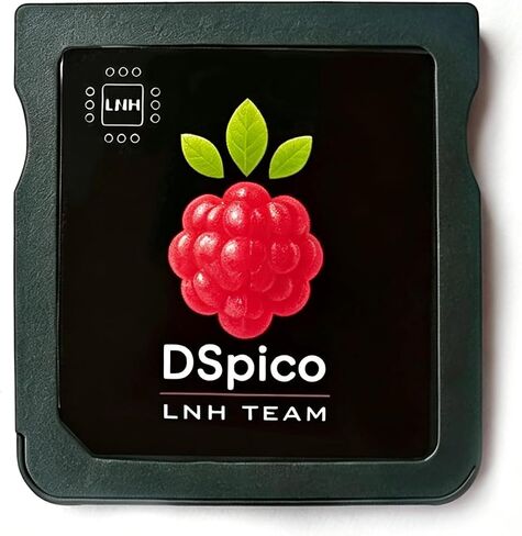 عربة فلاش DSPico DS - بطاقة ألعاب مصبوبة بالحقن (غير مطبوعة ثلاثية الأبعاد)، عربة فلاش RP2040 مفتوحة المصدر مع تحميل عالي السرعة 6 ميجابايت/ثانية، سهولة التوصيل والتشغيل، ملاءمة دقيقة لن تلحق الضرر بوحدة التحكم - أسود in Kuwait