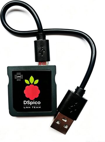 عربة فلاش DSPico DS - بطاقة ألعاب مصبوبة بالحقن (غير مطبوعة ثلاثية الأبعاد)، عربة فلاش RP2040 مفتوحة المصدر مع تحميل عالي السرعة 6 ميجابايت/ثانية، سهولة التوصيل والتشغيل، ملاءمة دقيقة لن تلحق الضرر بوحدة التحكم - أسود in Kuwait