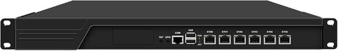 جهاز جدار الحماية 1U، OPNsense، VPN، الجيل الثالث Core I3 3110M، 3120M، RJ65، 6 x 2.5GbE I226-V LAN، GPIO، وحدة التحكم، 8 جيجا رام، 256 جيجا SSD in Kuwait