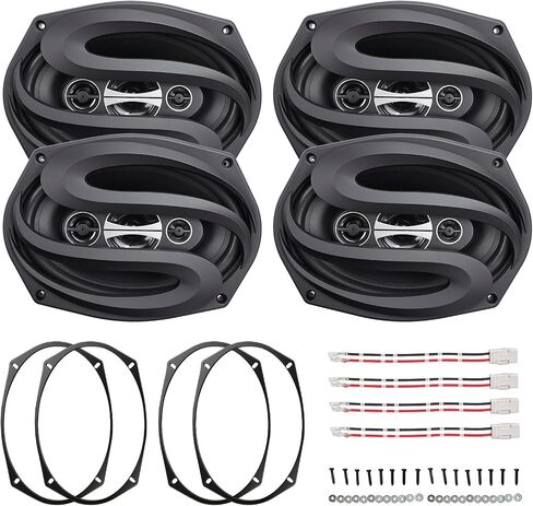 6X9 4-Way Car Audio Door Speakers (Pair) for Dodge RAM 1500/2500/3500 in Kuwait