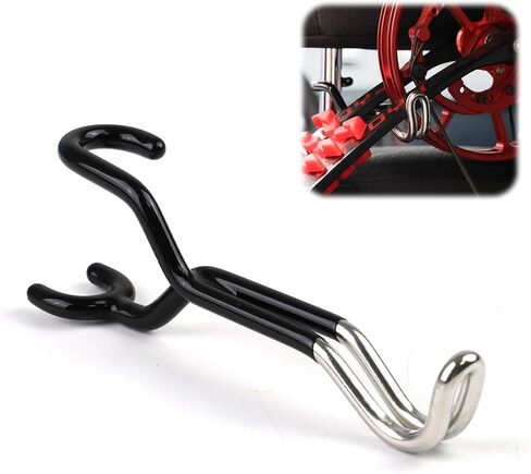 Bow Hanger for Truck Archery Hunting Shooting Compound Bow Bracket Stand Bow Holder Headrest Mount Metal Material Hangers Car Vehicle Storage and Hunting Transport Holder in Saudi Arabia