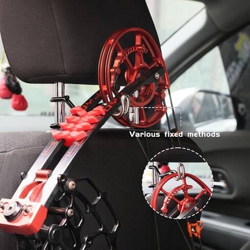 Bow Hanger for Truck Archery Hunting Shooting Compound Bow Bracket Stand Bow Holder Headrest Mount Metal Material Hangers Car Vehicle Storage and Hunting Transport Holder in Saudi Arabia