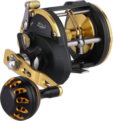 Sougayilang Trolling Reel Saltwater Level Wind Reels, Drag Reels Boat Fishing Ocean Fishing for Sea Bass Grouper in Saudi Arabia