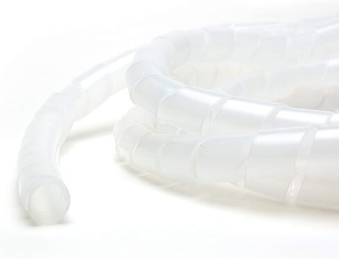 Secure 1/8 Inch Black Polyethylene Spiral Wrap - 10 Foot in Saudi Arabia