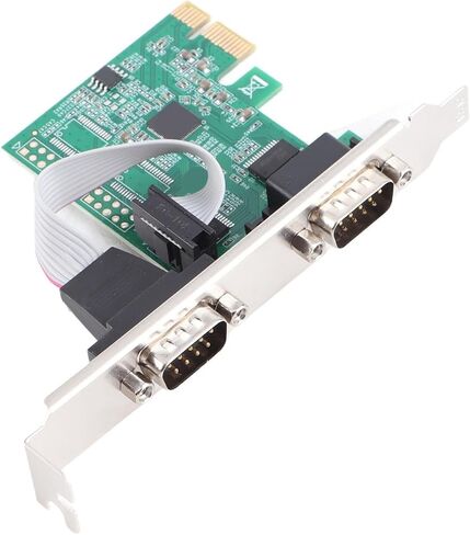 بطاقة تسلسلية PCIE موثوقة بمنفذين PCI Express X1 إلى RS232 in Kuwait