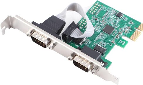 بطاقة تسلسلية PCIE موثوقة بمنفذين PCI Express X1 إلى RS232 in Kuwait