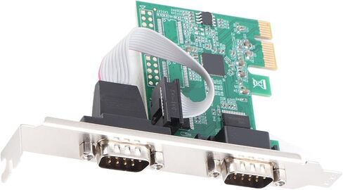 بطاقة تسلسلية PCIE موثوقة بمنفذين PCI Express X1 إلى RS232 in Kuwait