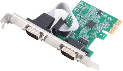 بطاقة تسلسلية PCIE موثوقة بمنفذين PCI Express X1 إلى RS232 in Kuwait