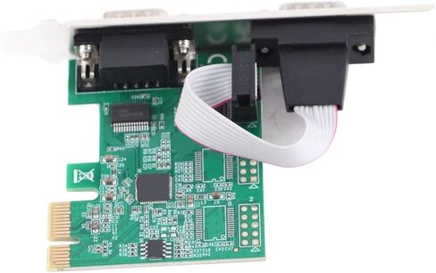 بطاقة تسلسلية PCIE موثوقة بمنفذين PCI Express X1 إلى RS232 in Kuwait