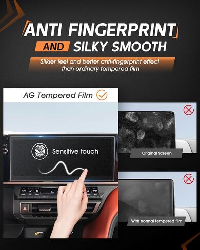 CDEFG Matte Anti Glare for 2025 2026 Toyota Camry Screen Protector, 12.3 Inch Touchscreen, Camry (XLE, XSE) 2025 Accessories Matte Tempered Glass in Saudi Arabia