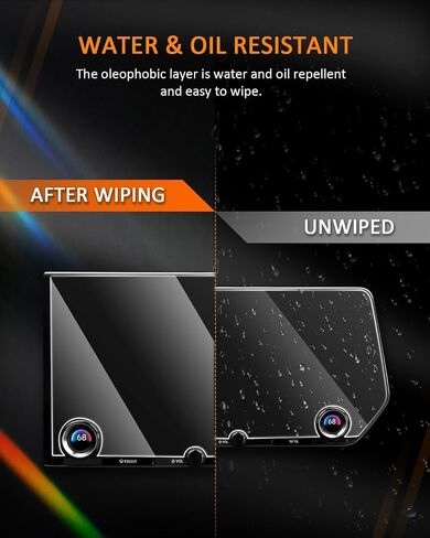 CDEFG For 2025 2026 Lexus RX/TX 350 Screen Protector - 14 Inch 2PCS Nano Film - RX (350, 350h, 450h+, 500h F SPORT) & & TX350/ 500h Touchscreen 2023 2024 2025 2026 Accessories in Saudi Arabia