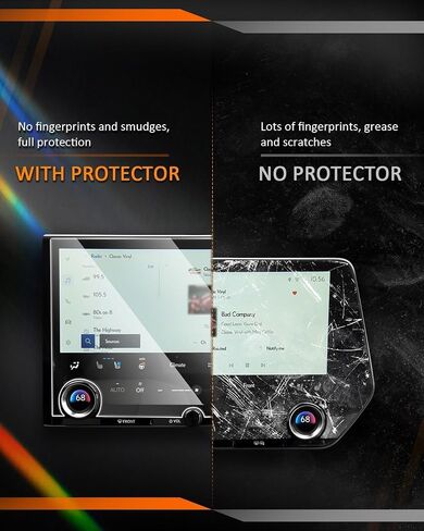 CDEFG For 2025 2026 Lexus RX/TX 350 Screen Protector - 14 Inch 2PCS Nano Film - RX (350, 350h, 450h+, 500h F SPORT) & & TX350/ 500h Touchscreen 2023 2024 2025 2026 Accessories in Saudi Arabia