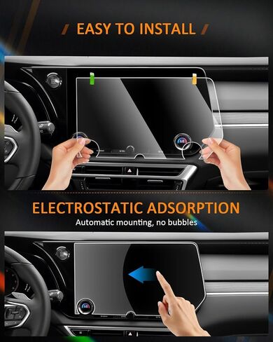 CDEFG For 2025 2026 Lexus RX/TX 350 Screen Protector - 14 Inch 2PCS Nano Film - RX (350, 350h, 450h+, 500h F SPORT) & & TX350/ 500h Touchscreen 2023 2024 2025 2026 Accessories in Saudi Arabia