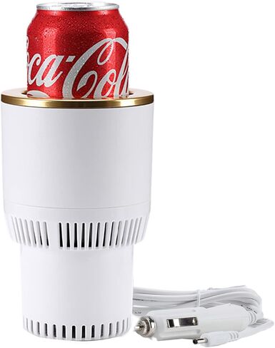 Cup Holder 2-in-1 Coffee Warmer Drink Cooler LED Screen Touch Smart Car Tumbler Holder Gift for Car Lover Temperature Control Auto Shut-Off in Kuwait