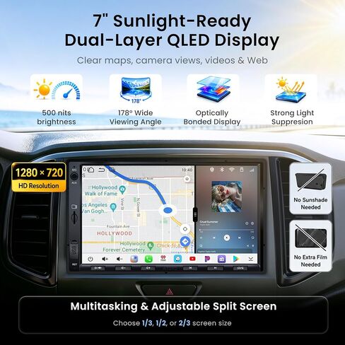 ATOTO S8L 7" Double Din Car Stereo, 4G LTE, Wireless CarPlay & Android Auto in Saudi Arabia