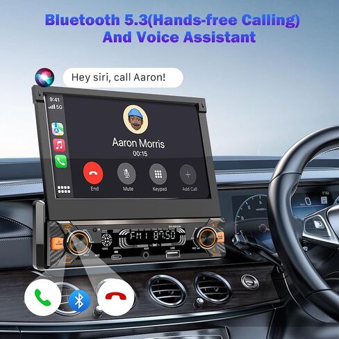Single Din Car Radio Touchscreen with Wireless CarPlay in Saudi Arabia
