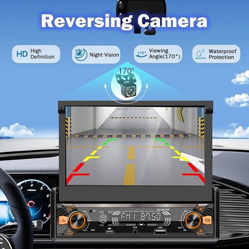 Single Din Car Radio Touchscreen with Wireless CarPlay in Saudi Arabia