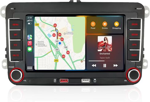 Car Radio for Volkswagen VW Golf MK5 MK6 Jetta Beetle Passat Sharan Tiguan Touran Seat Polo with Wireless Carplay & Android Auto, 7 inch VW Stereo Touch Screen Linux in Saudi Arabia