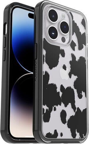 OtterBox iPhone 14 Pro (ONLY) Symmetry Series Case - Black, Ultra-Sleek, Wireless Charging Compatible, Raised Edges Protect Camera & Screen in Saudi Arabia