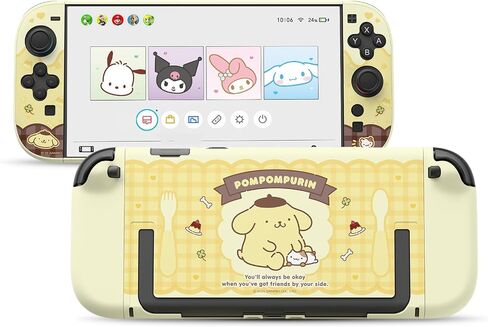 Kuitmor Dockable PC Protective Case Compatible with Switch 2 Model 2025, All-Round Protection Hard Protective Shell for Switch 2 2025 Accessories(Dark Purple Kuromi) in Saudi Arabia
