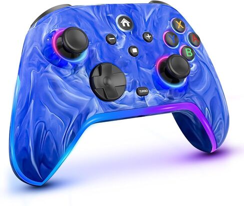 Switch Controllers for Nitendo Switch/Lite/OLED, 1200mAh Wireless Switch Pro Controller, 10 Colors Light & Cool Nebula Design, Switch Turbo controller with Vibration/Motion Control/Turbo/Gyro/Wake up in Saudi Arabia