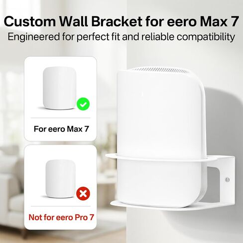 Metal Wall Mount Bracket for eero Pro 7 with Cable Management Ties, 1 Pack in Saudi Arabia