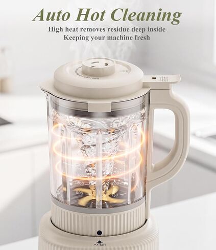 Nut Milk Maker Machine, 59oz Soy Milk Maker with Detachable Design, 9 in 1 Homemade Almond, Oat, Plant Based Milk, Juice, Milkshake and Smoothie Maker, 24H Delay Start, Auto Clean (white) in Saudi Arabia