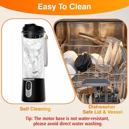 Portable Personal Size Mini Blender - 20oz Small Blender Make Smoothies in Saudi Arabia