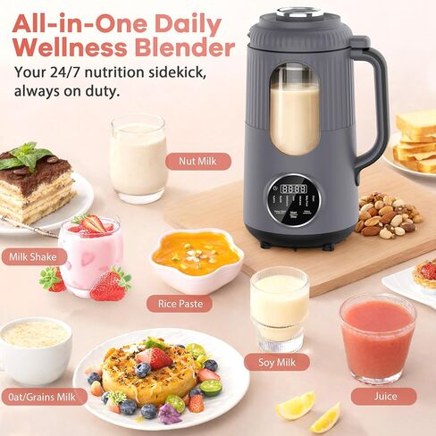 Nut Milk Maker Machine, Automatic Soy Milk Maker, Small Countertop Blender in Saudi Arabia