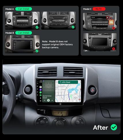 Linux Car Radio Stereo for Toyota RAV4 2006-2012 CarPlay Android Auto in Saudi Arabia
