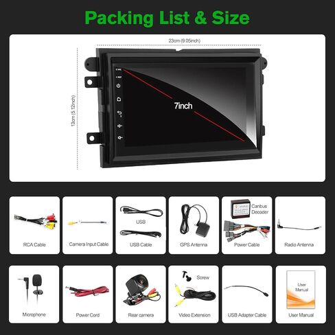 Car Radio for Ford Edge 2007 2008 2009 2010,Android 13 Head Unit in Saudi Arabia