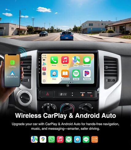 9" Car Radio Stereo Android 4G+64G for Toyota Tacoma 2005-2015 CarPlay in Saudi Arabia