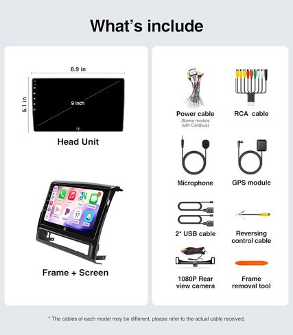 9" Car Radio Stereo Android 4G+64G for Toyota Tacoma 2005-2015 CarPlay in Saudi Arabia