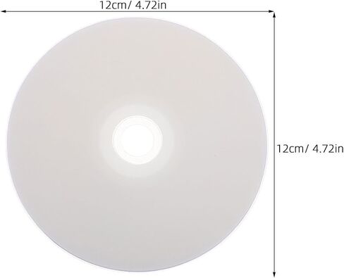VICASKY 12pcs Blank DVD-r Writable Discs 4.7gb Capacity High Fidelity Sound Plastic Recordable Blank DVDs for Audio and Data Backup Suitable for Office and Classroom Use in Saudi Arabia