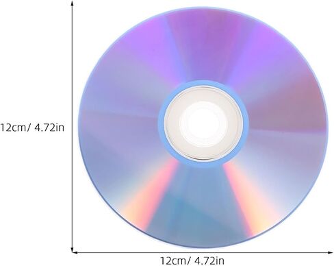 Blank DVD-r Discs Plastic Material High Capacity 12pcs 4.7gb Writable Recordable DVD Discs White for Audio Music and Data Backup for Classroom and Home Use in Saudi Arabia