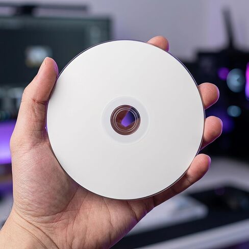12pcs Audio DVD-r Blank Discs 4.7gb White Plastic Writable Media in Saudi Arabia