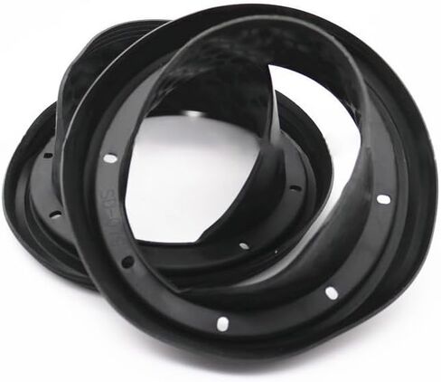 Unifizz 1 Pair Silicone Soft Car Audio 6.5-inch Speaker Waterproof Car Speaker Mounting Spacer Adaptor Rings Bracket in Saudi Arabia