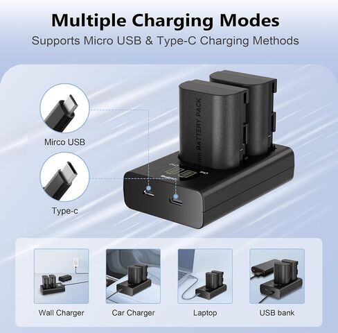 JYJZPB 4-Pack LP-E6N Battery with Dual Rapid Charger for EOS R6 Mark II in Saudi Arabia