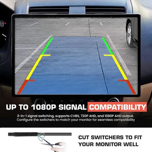 Ford Tailgate Handle Backup Camera OEM Kit, Compatible with 2004-2014 Ford F150, 2008-2016 F-250/F-350/F450/F550 Super Duty, 2007-2010 Explorer Rear View Reverse Camera Accessories OE 8L3Z-9943400-AC in Saudi Arabia