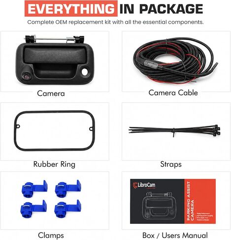 Ford Tailgate Handle Backup Camera OEM Kit, Compatible with 2004-2014 Ford F150, 2008-2016 F-250/F-350/F450/F550 Super Duty, 2007-2010 Explorer Rear View Reverse Camera Accessories OE 8L3Z-9943400-AC in Saudi Arabia